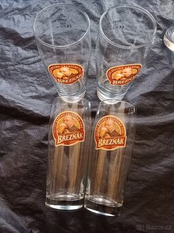 Prodám pivní skleničky Březňák viz foto - 2