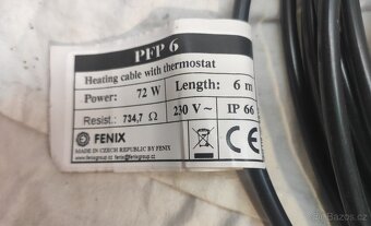 Topný kabel 6m - 2