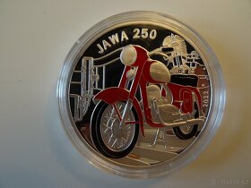 Stříbrná mince 500 Kč 2022 Motocykl Jawa 250 proof - 2