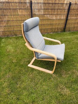 Křeslo IKEA POÄNG s poduškou - 2