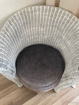 Ratanové křeslo IKEA - 2