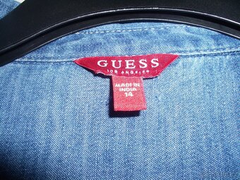 Dívčí džínové šaty zn.GUESS vel.158/164 TOP stav - 2