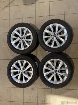 Alu kola ALCATRAS R16 5x112 ET46 + Letní pneu 205/55 R16 - 2