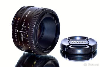 Nikon AF Nikkor 50mm 1,8D + UV Kenko NEPOUŽITÝ - 2