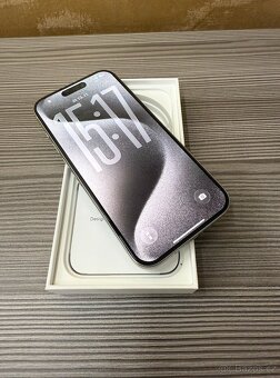 Apple iPhone 15 Pro 128GB white titanium, komplet - 2