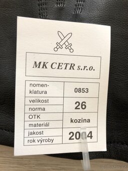 Rukavice kožené zimní. - 2