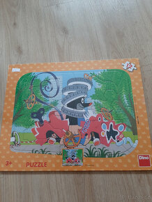 Samolepky na zeď, domeček pro panenky, puzzle, auta... - 2