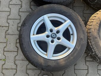 4x al kola 5x114.3 16 + pneu zimní 215/65 R16C - 2