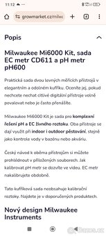 ph a Mc měřič Milwaukee - 2