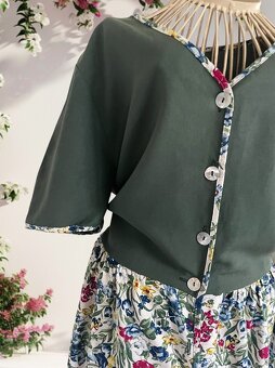 Dámské propínací šaty selský styl - 2