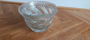 Broušené sklo - miska - 2