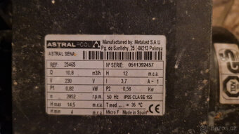 Bazénové čerpadlo AstralPool Sena 10,8m3/hod , 230V - 2