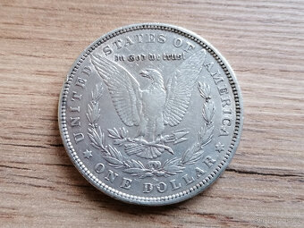 Stříbro Morgan Dollar 1879 USA Spojené státy stříbrná mince - 2