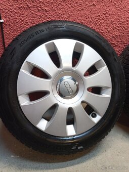 Alu original Audi 16" 5x112 zimní pneu 205/55 - 2