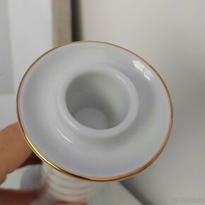 Porcelánový svícen od manufaktury Freiberg - 2