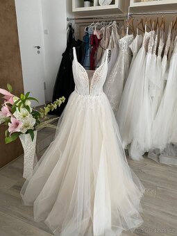 Svatební šaty vel. 36-38 - 2