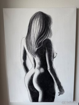 Obrazy ženský akt 50x70 2ks - 2