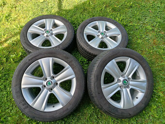 alu kola 5x112 r17 Škoda Yeti a 225/50/17 - 2