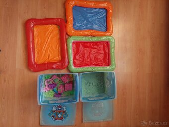 kinetický písek, bábovky, boxy, bazénky - 2