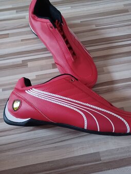 Prodám červené nové boty ferrari velikost 41 - 2