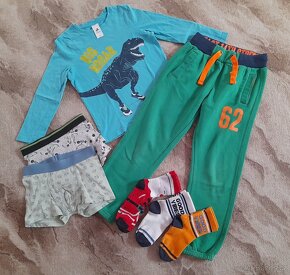 11x balíček oblečení kluk vel. 110-116/122 - 2