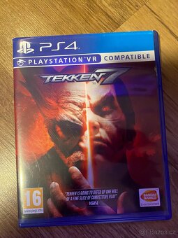 Prodám PlayStation 4 – bílá barva + ovladač + 2 hry - 2