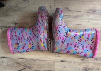 Gumáky s jednorožci 33/ 21 cm - 2