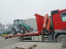 Přeprava strojů, traktorů, bagrů kontejnerů - 2