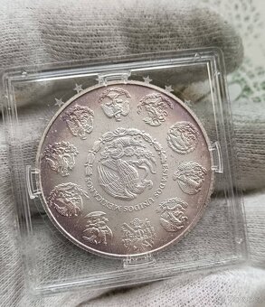 Stříbrná mince Mexiko 1oz 31,1g čistého stříbra - 2