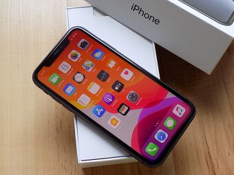 APPLE iPhone 11 128GB Black - ZÁRUKA - TOP STAV - 2
