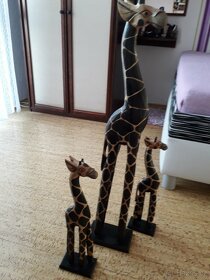 Prodám dřevěné žirafy - 2