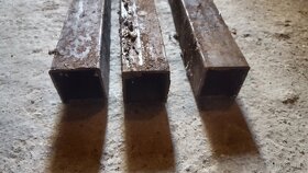 Jekl čtvercový 50x50 3kusy 1x149cm 1x125cm a 1x52cm ocelový - 2