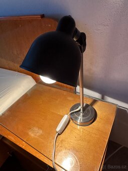 Retro lampička s chrom nohou/tělem- plně funkční - 2