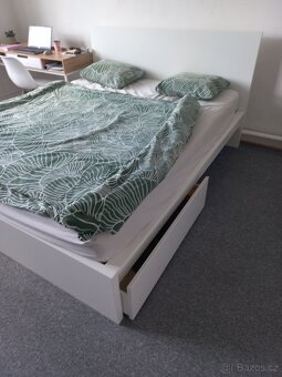 Postel, Ikea, vcetne supliku a odkladacich prostor - 2