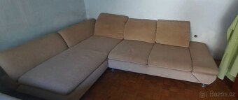 Rohová sedací souprava ve tvaru L - 2