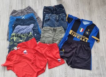 Balík oblečení na kluka vel 116 - 122/128 - přes 190ks - 2