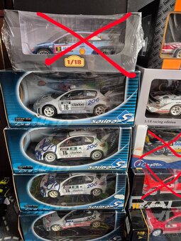 Rally 1:18 Peugeot,Hyundai, Audi, bmw, Ceny u foto - 2