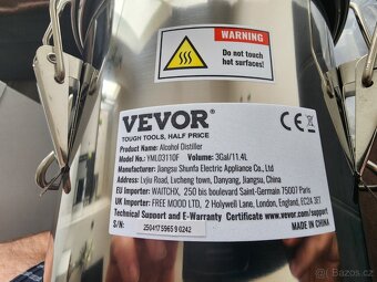 Destilační přístroj VEVOR 3 gal / 11,4 l – kompletní sada - 2