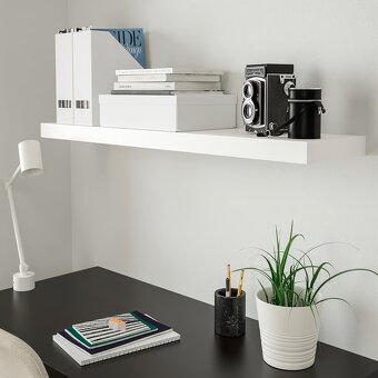 Nástěnná police IKEA LACK - perfektní stav - 2