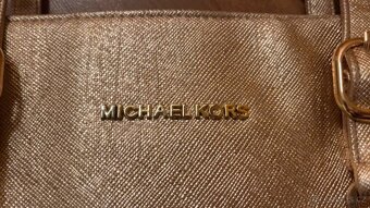Luxusní kabelka Michael Kors – Jet Set Travel Tote (zlatá) - 2