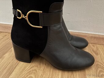 Kožené kozačky Geox vel. 38 ( odpovida 37/38) - 2