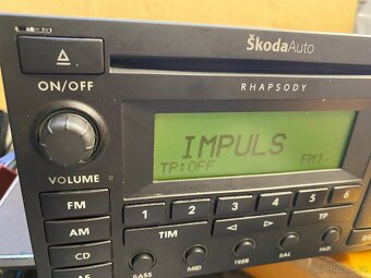Autorádio Škoda Rhapsody Superb 1 - 2