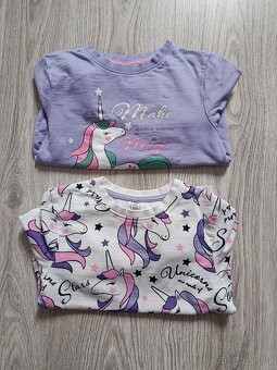 Dívčí mikina 2x 110/116 - 2