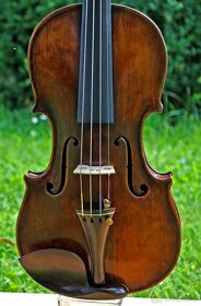 Mistrovské celé starožitné housle z 18 století, nádherný kus - 2