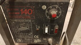 Prodám MIG 140 na ND se svářecím vozíkem - 2
