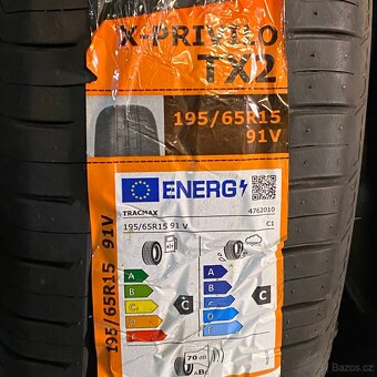 NOVÉ Letní pneu 195/65 R15 91V Tracmax - 2