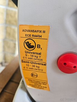 Autosedačka Britax Romer ADVANSAFIX III SICT - 2