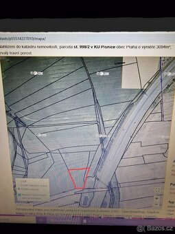 Pozemek Praha 4 Pisnice 3500m2 - 2