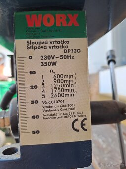 Sloupová vrtačka - 2