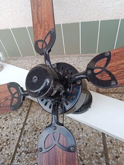 Stropní ventilátor 4 lopatky se 2 svítidly - 2